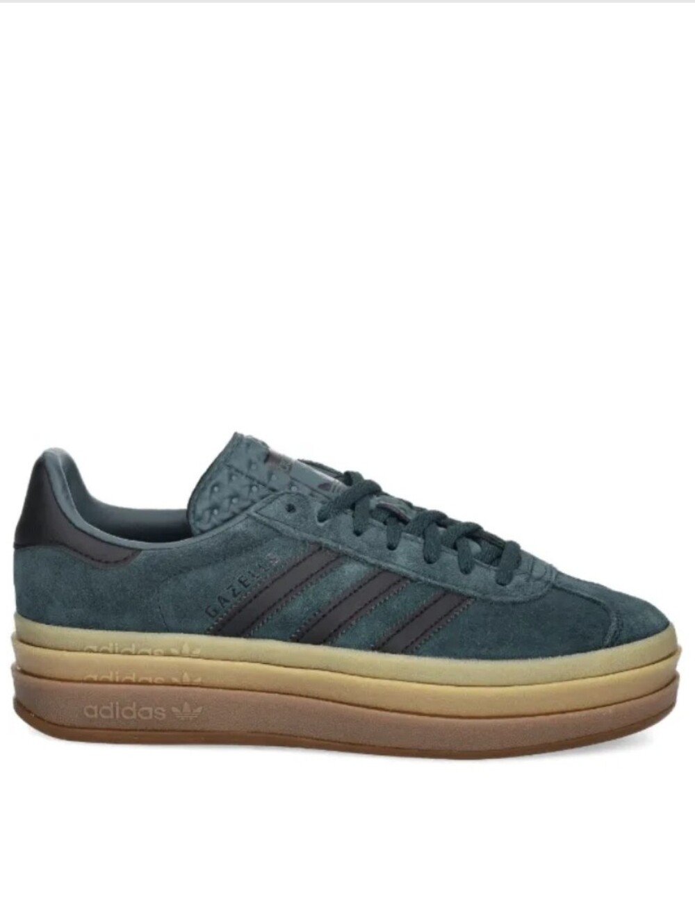 adidas Platform Gazelle Bold Platform Sneakers Teal with Gum Sole~NEW